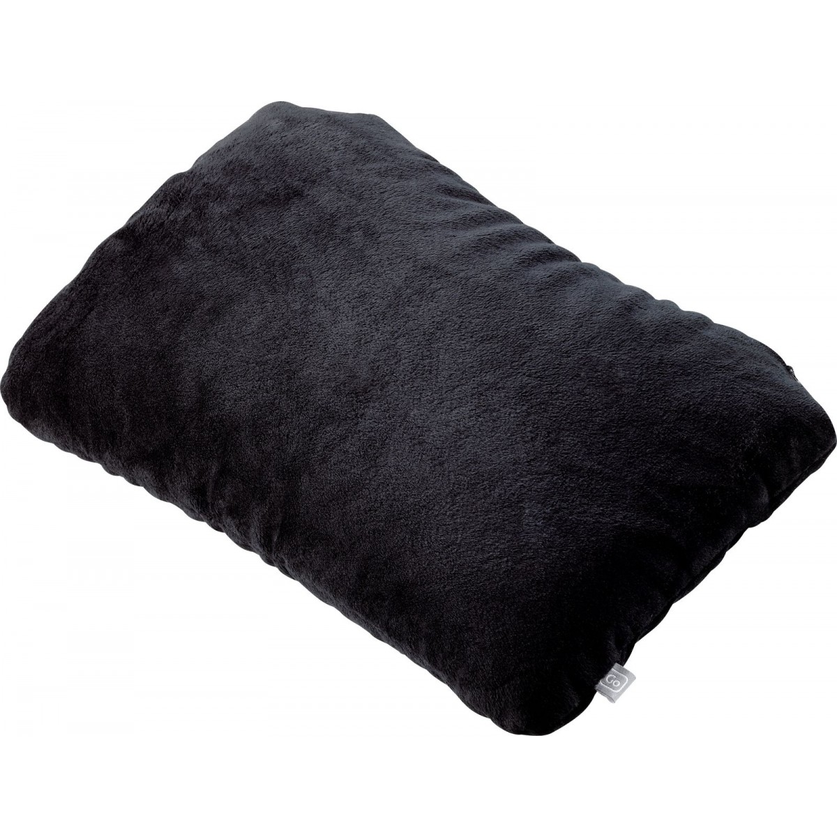 Design GO 456 Reisekissen Nackenkissen 'Travel Pillow 2-in1' schwarz für den Flug