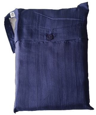 Seidenschlafsack 85 x250 cm dunkelblau