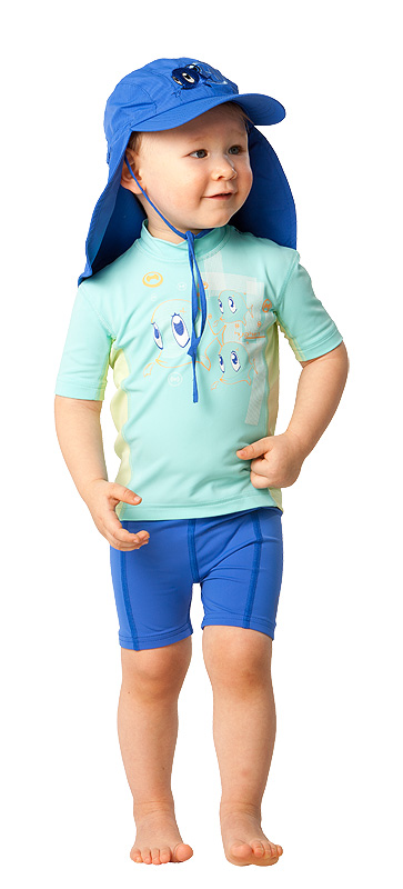 UV Sonnenschutz Shorts 'cobalt' für Kinder mit UPF 80 von hyphen 