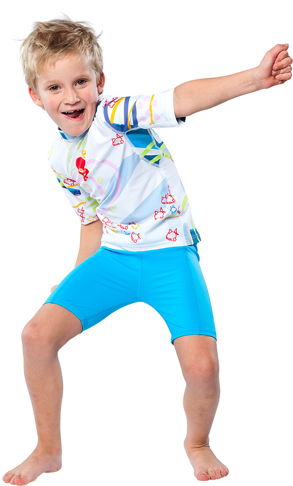 UV Sonnenschutz Shorts 'azurito' für Kinder mit UPF 80 von hyphen