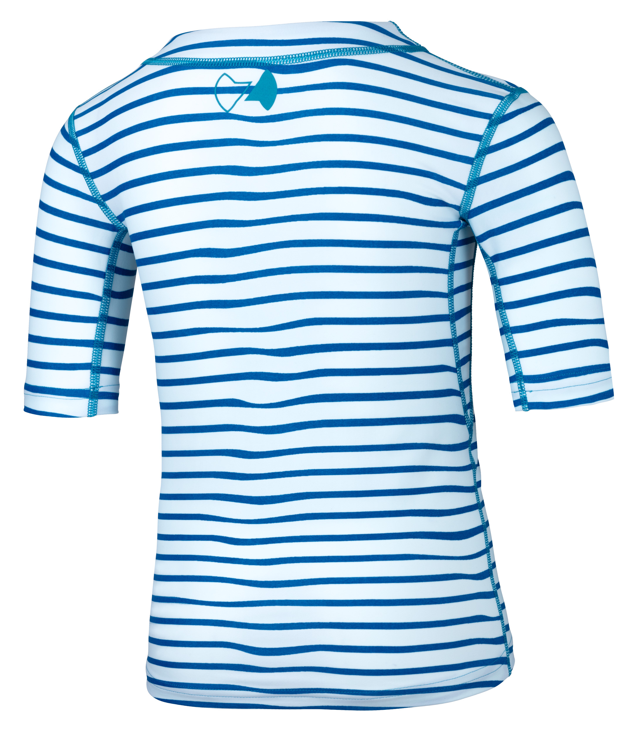 Kinder Kurzarmshirt ’striped capri‘ mit UPF 80 von Hyphen