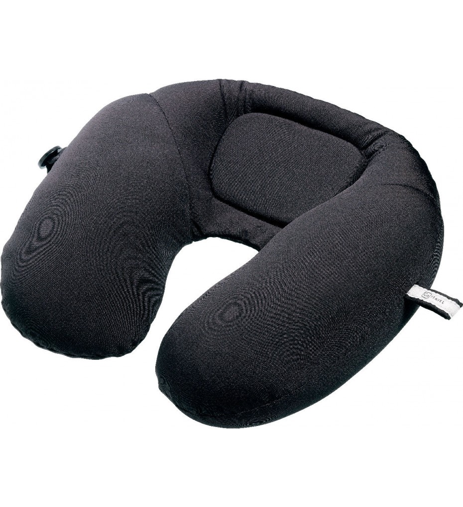 Design GO 460 Reisekissen / Nackenkissen 'Bean snoozer' für den Flug, Farbe schwarz