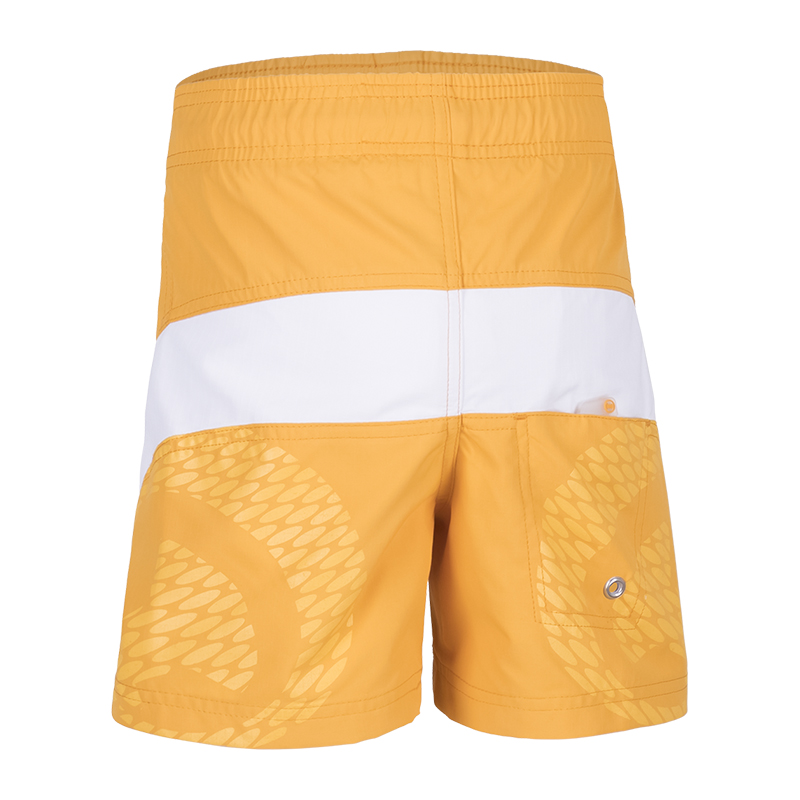 UV Sonnenschutz kurze Kinder Shorts ‘orange, weiss' für Kinder mit UPF 80 von hyphen in diversen Grössen