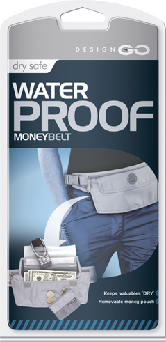 Design GO 810 Geldgürtel 'Water proof money belt' mit wasserdichtem Fach