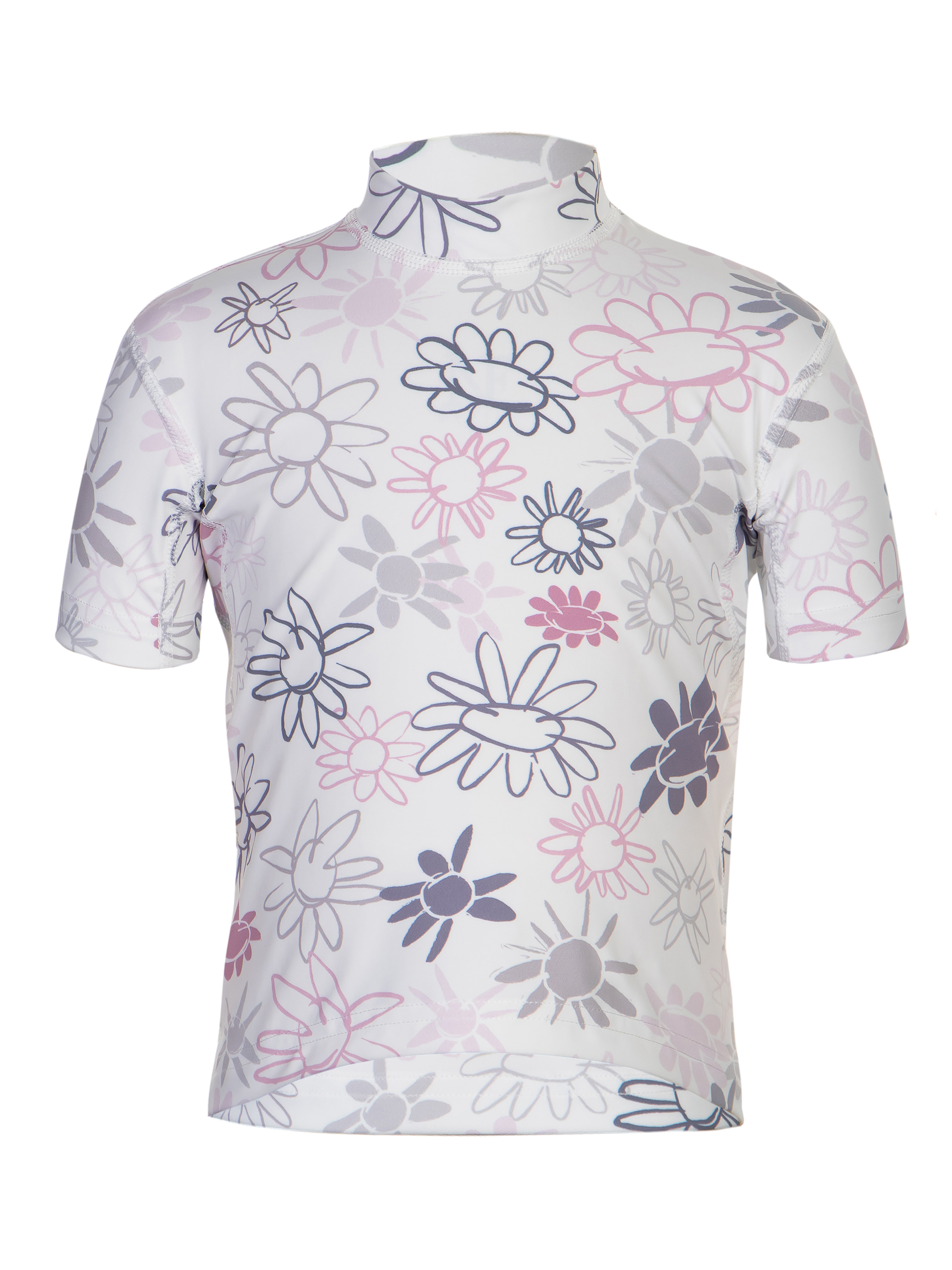 Kinder Kurzarmshirt ‘wild flowers‘ mit UPF 80 von Hyphen