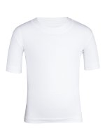 Kinder Kurzarmshirt ‘white‘ mit UPF 80 von Hyphen